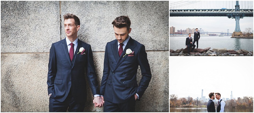 To menn gifter seg i New York