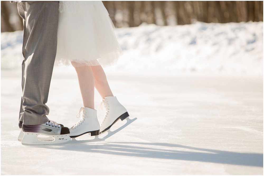 Bryllup med snø og istema